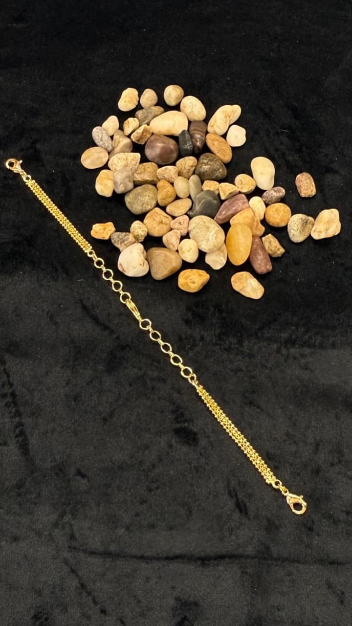 Gold-Polished Back Chain - 9 Inches