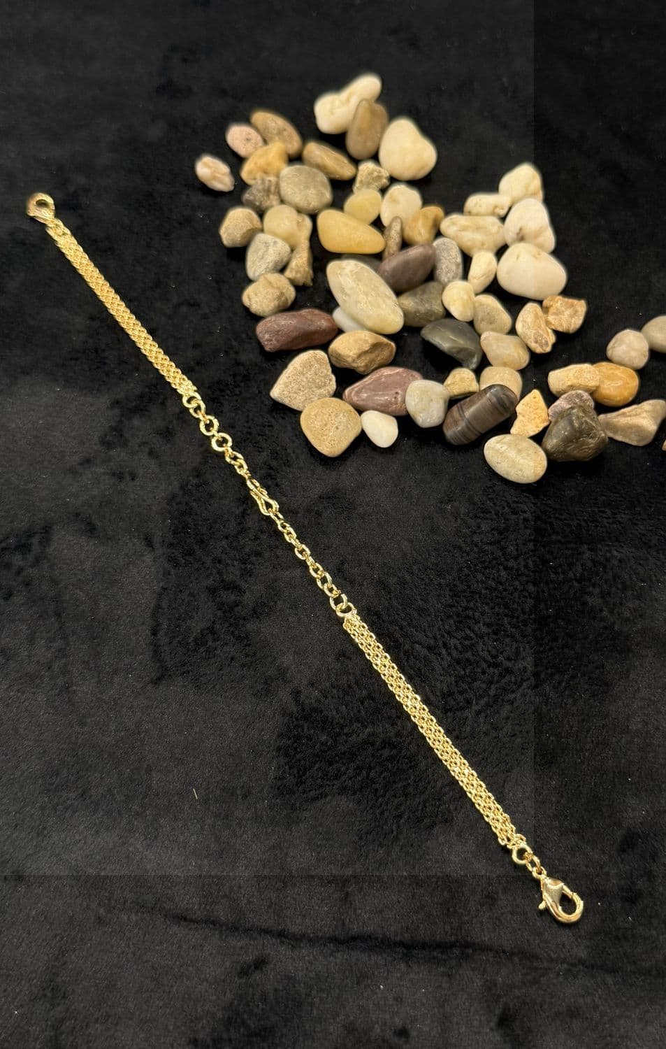 Gold-Polished Back Chain - 9 Inches