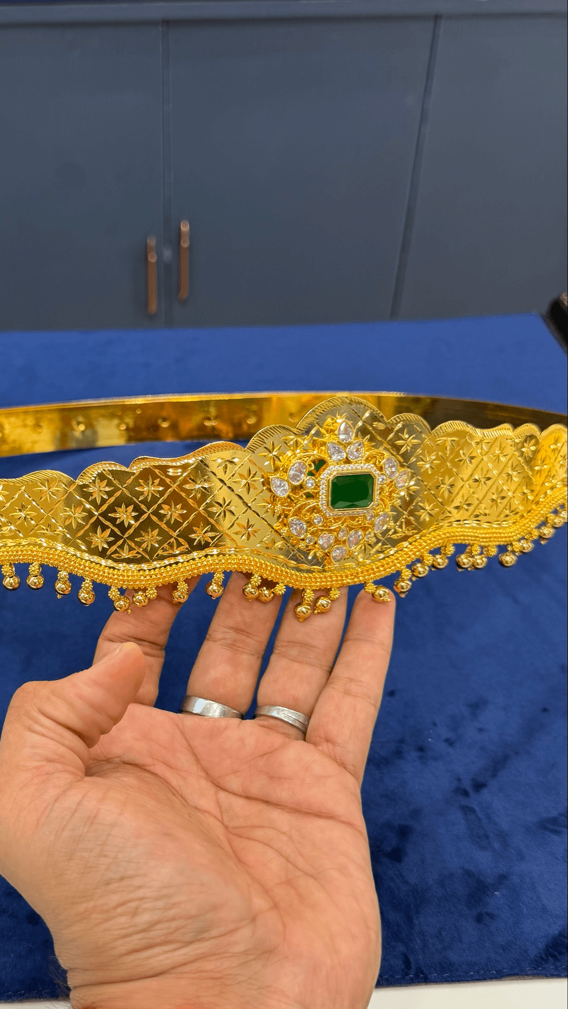 Removable Cz Locket Vaddanam