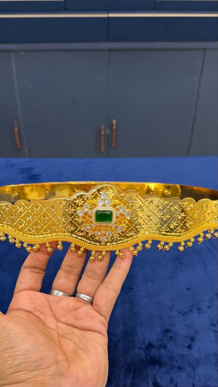 Removable Cz Locket Vaddanam