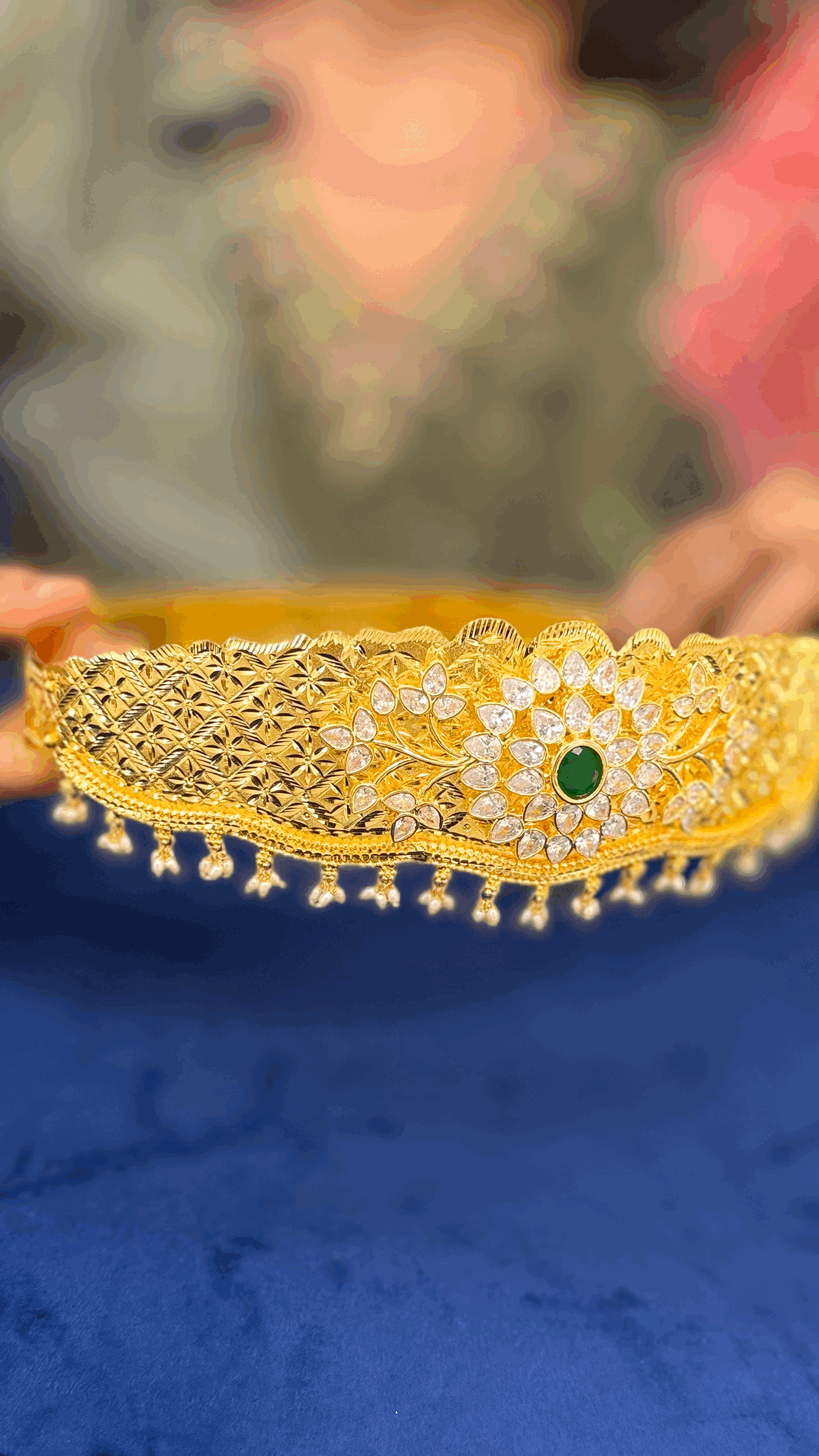 CZ Locket Vaddanam for Kids