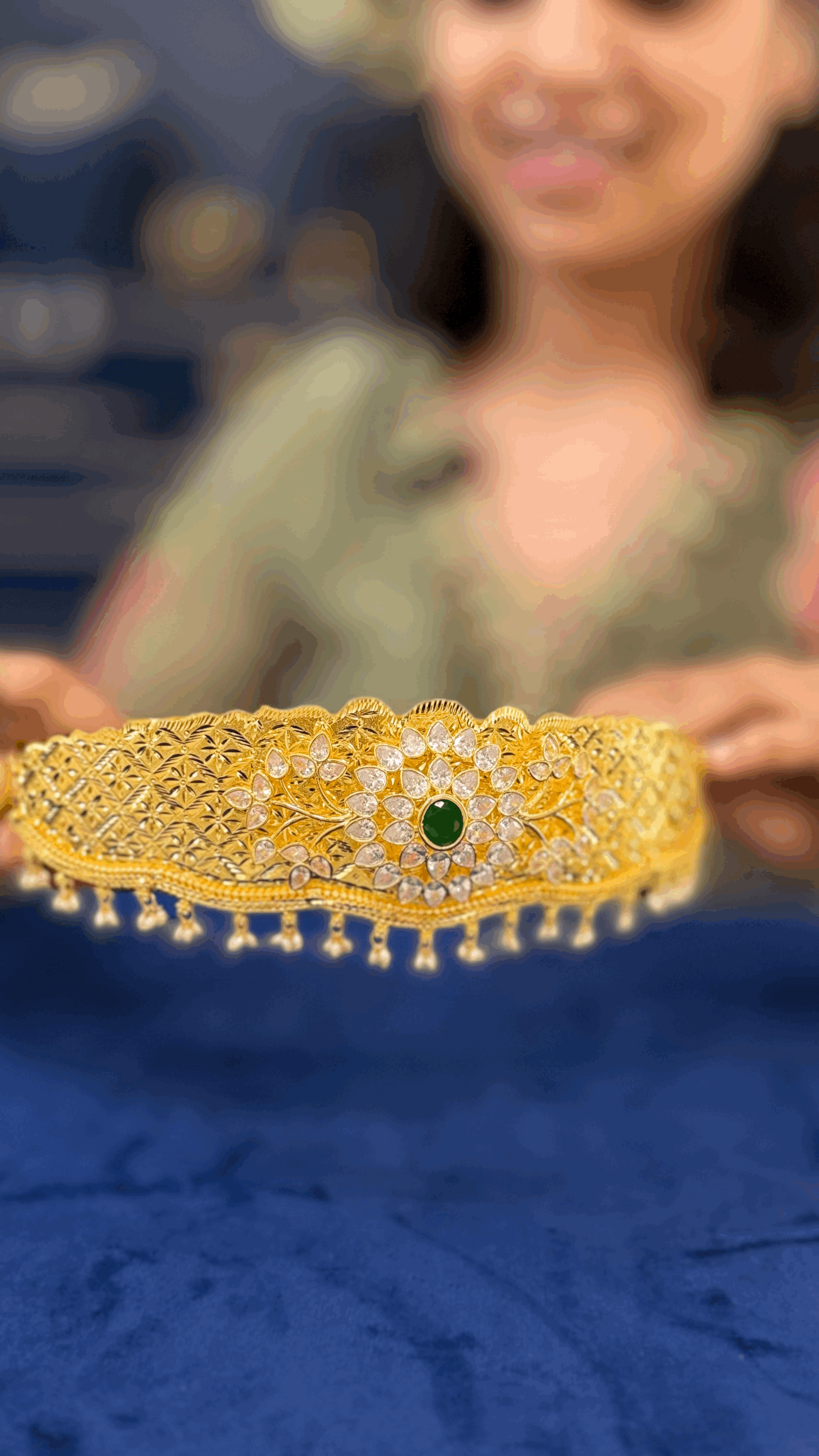 CZ Locket Vaddanam for Kids