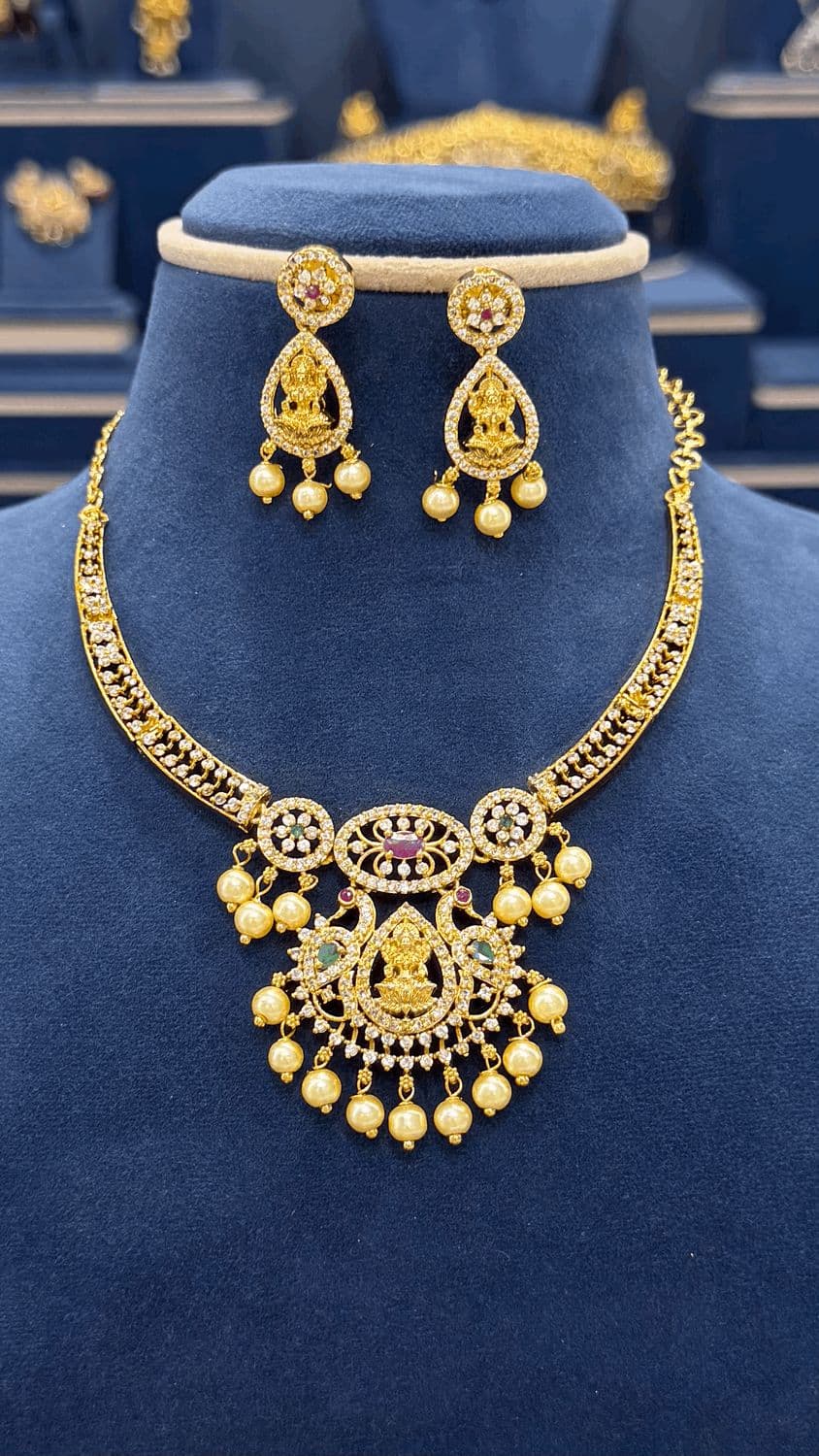 Simple Lakshmi Devi Necklace