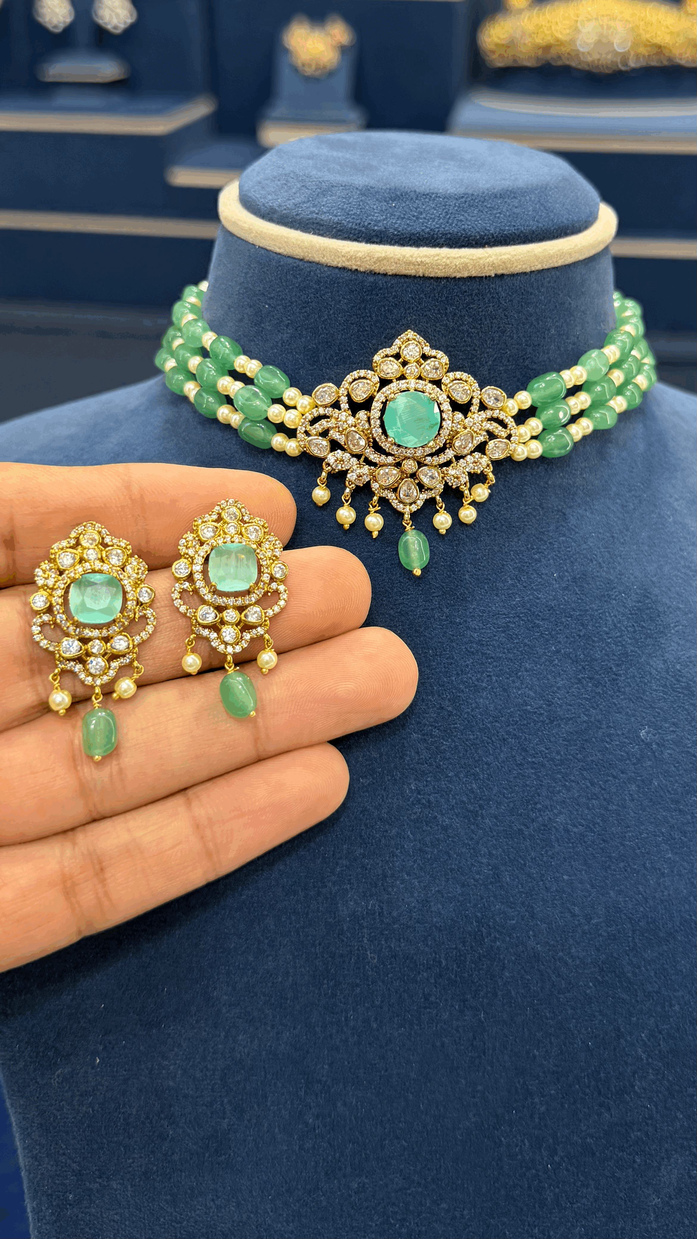 Beads Choker Neckset