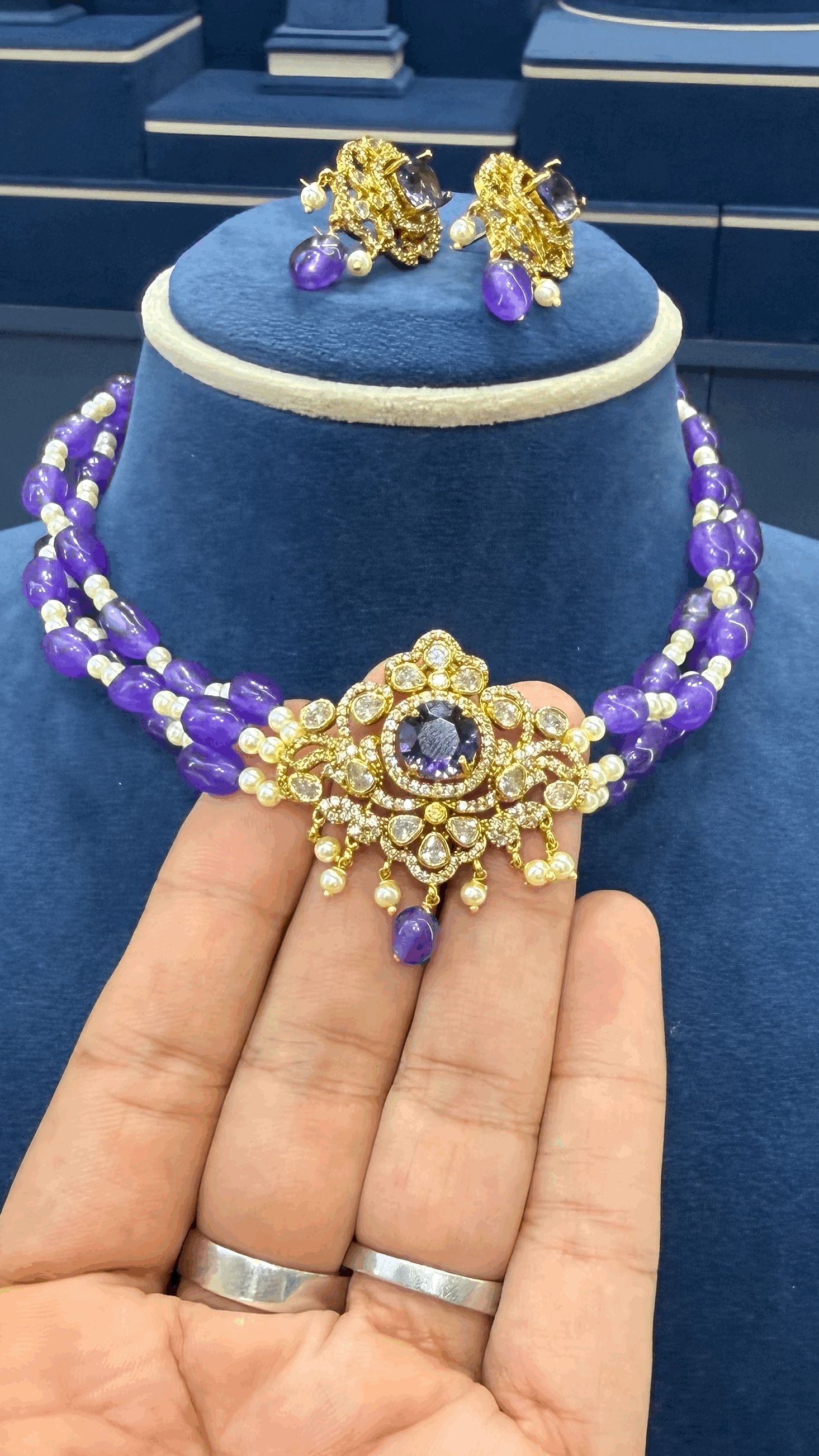 Beads Choker Neckset