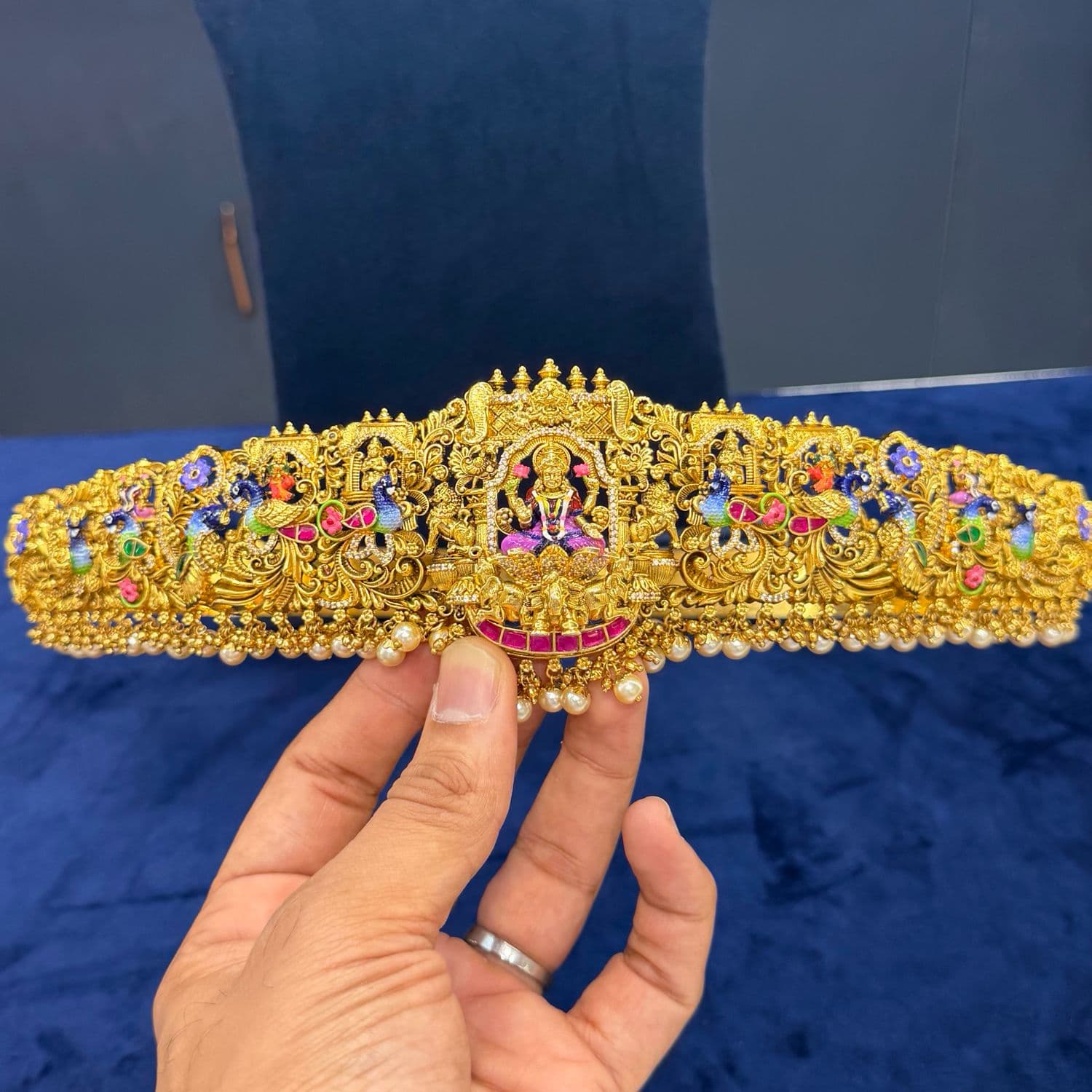 Meenakari Jadau Vaddanam