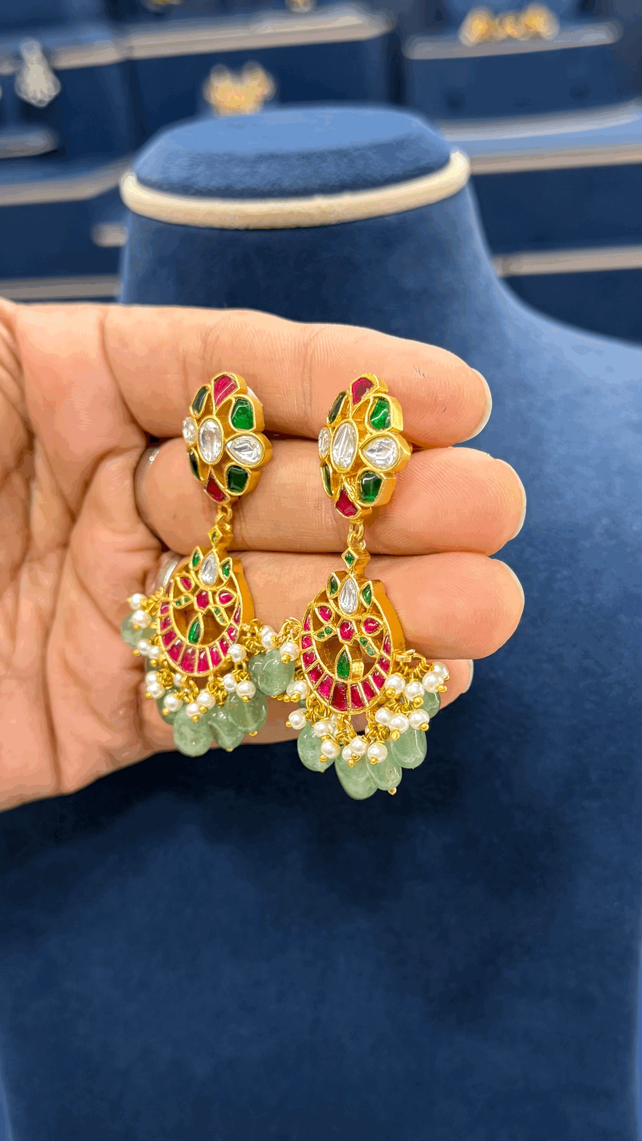 Jadau Earings
