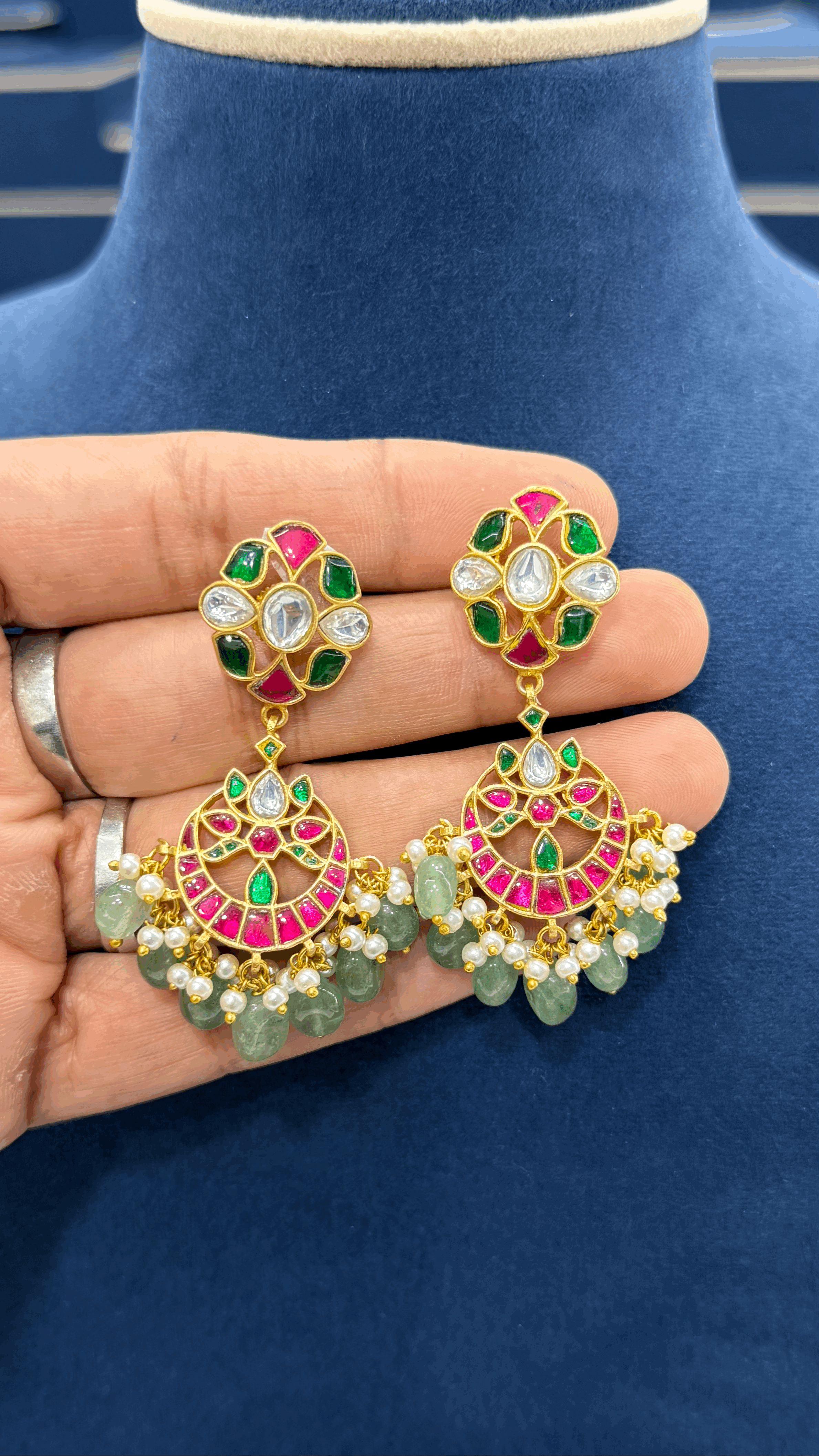 Jadau Earings