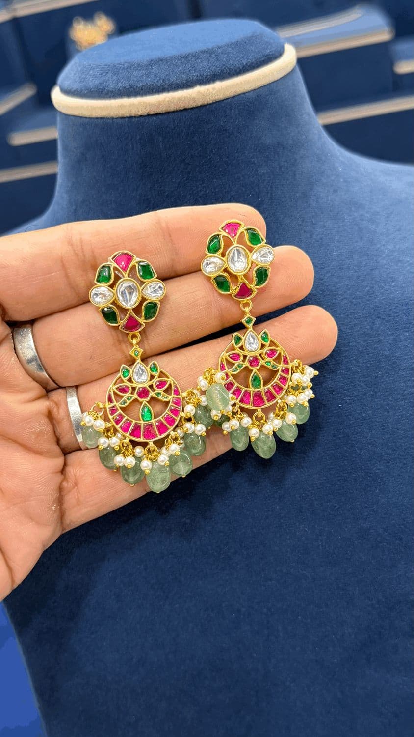 Jadau Earings