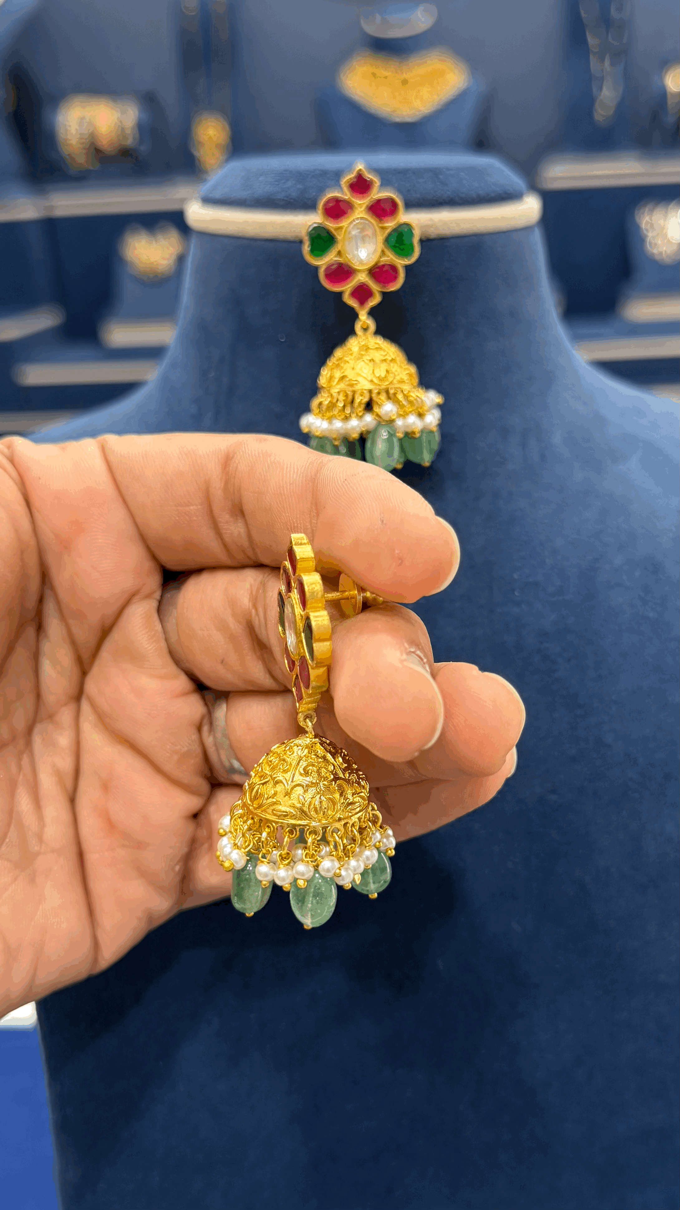 Jadau Earings