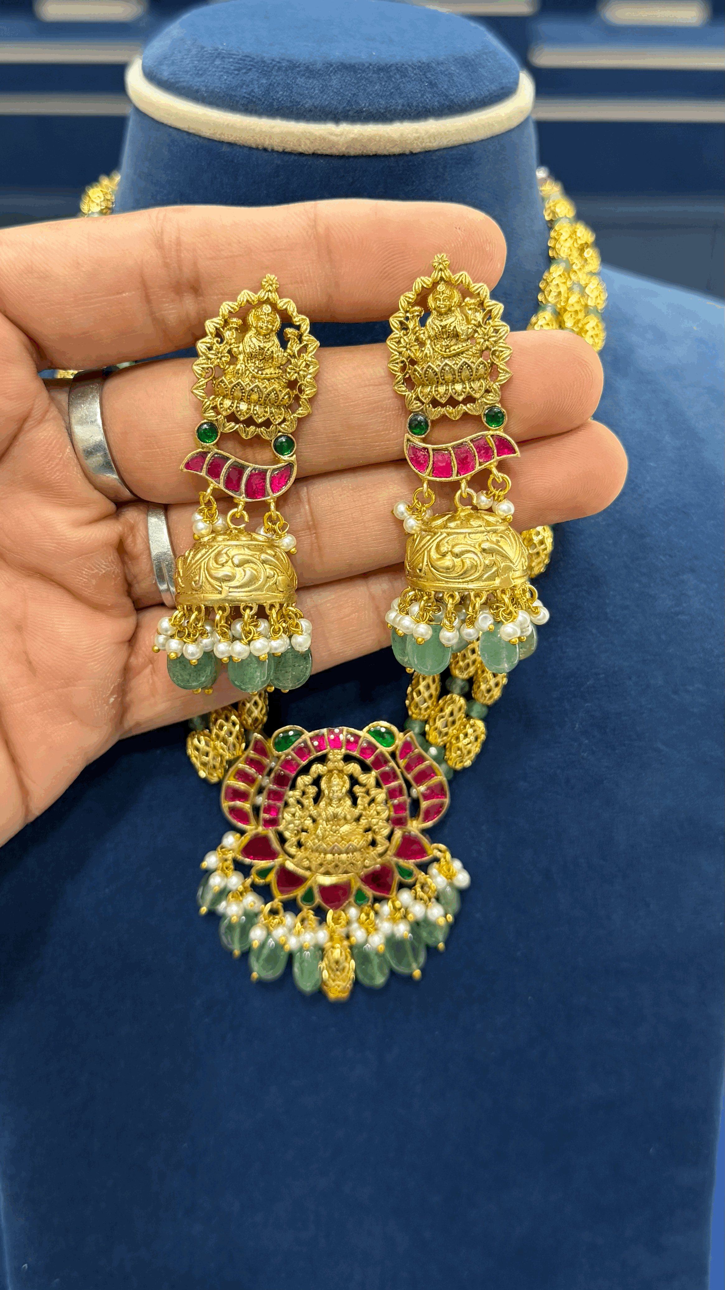 Premium Jadau Beads Set