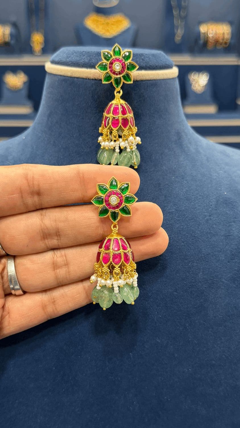 Jadau Earings