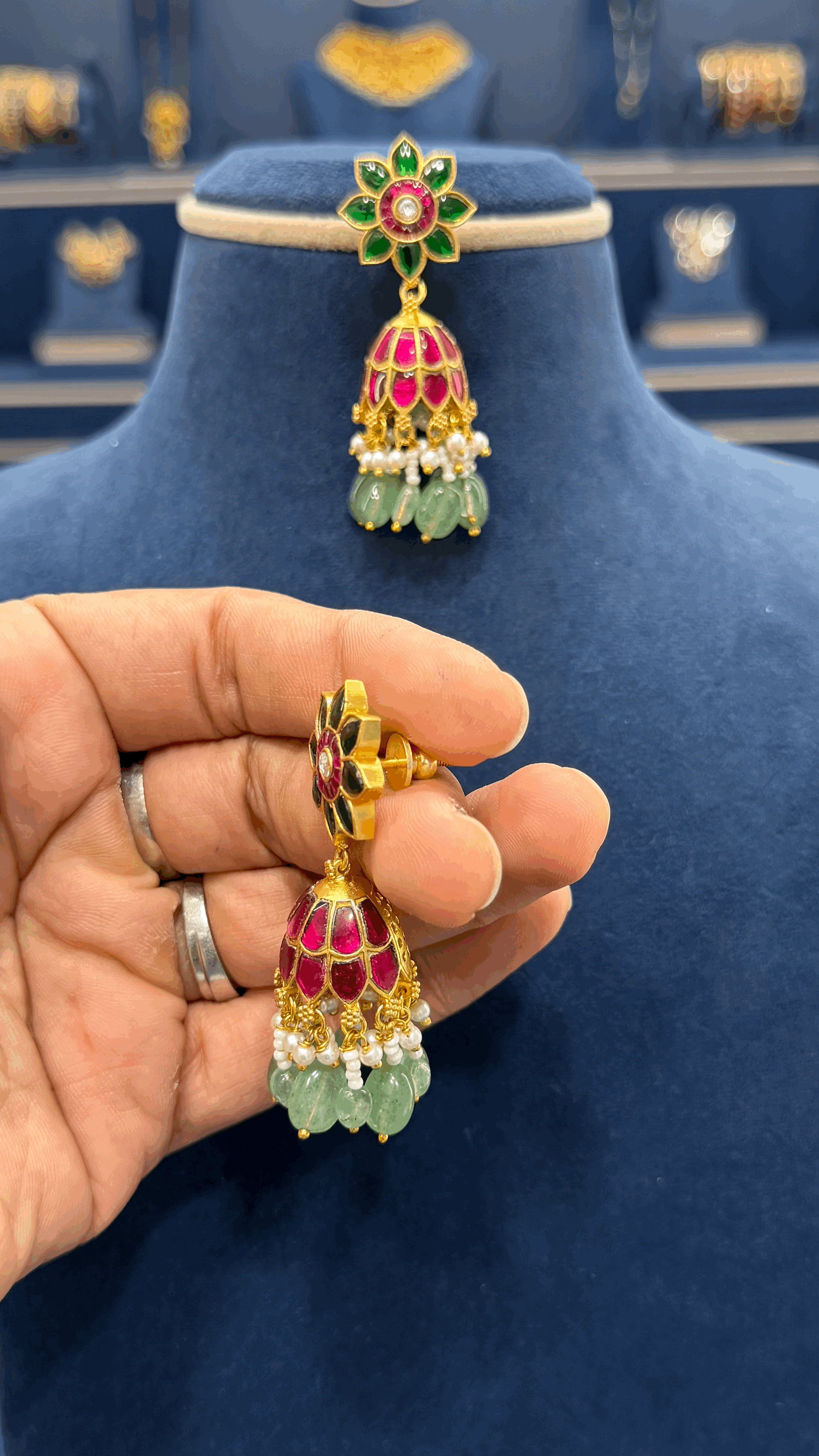 Jadau Earings