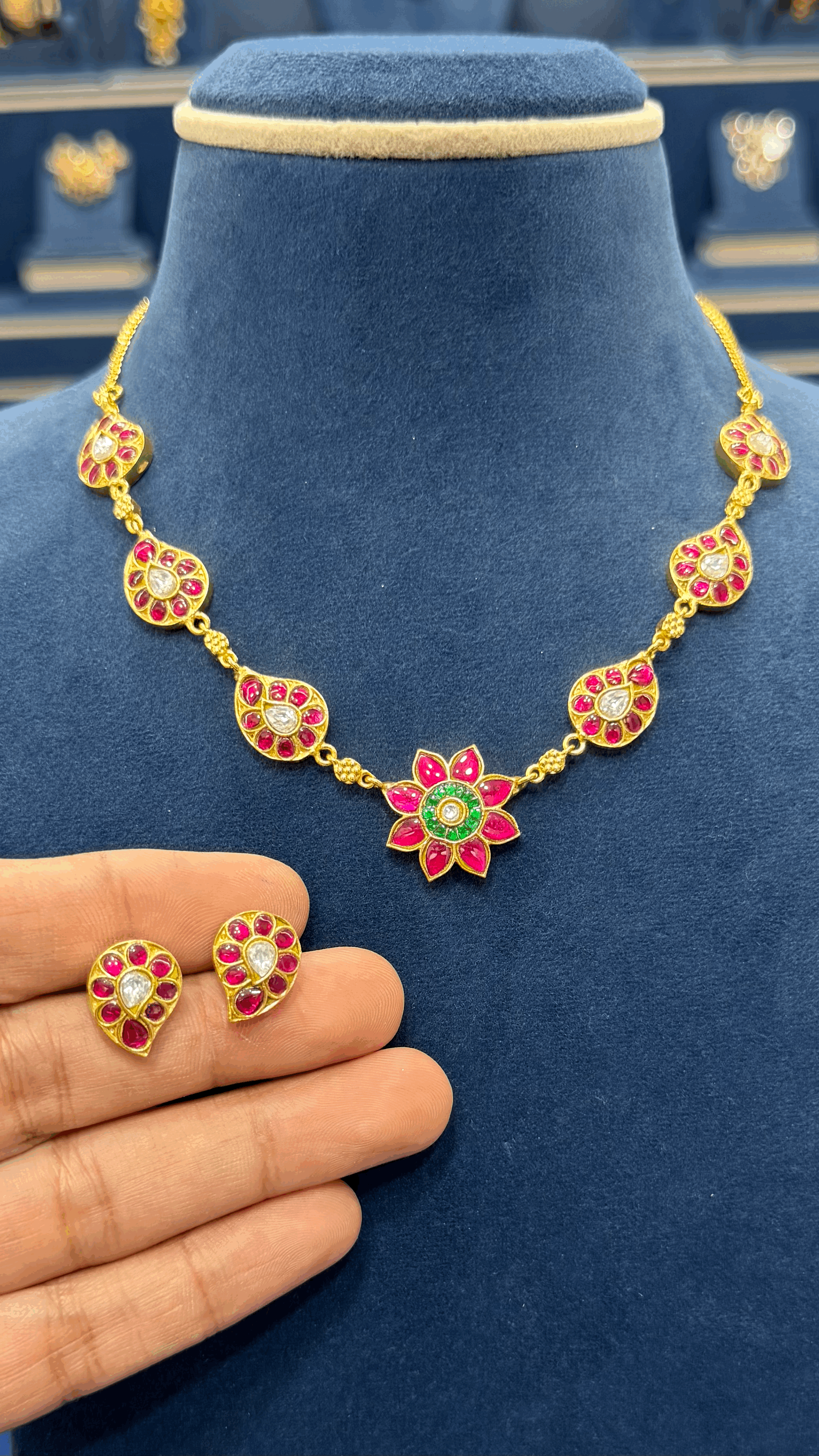 Premium Jadau Neckset