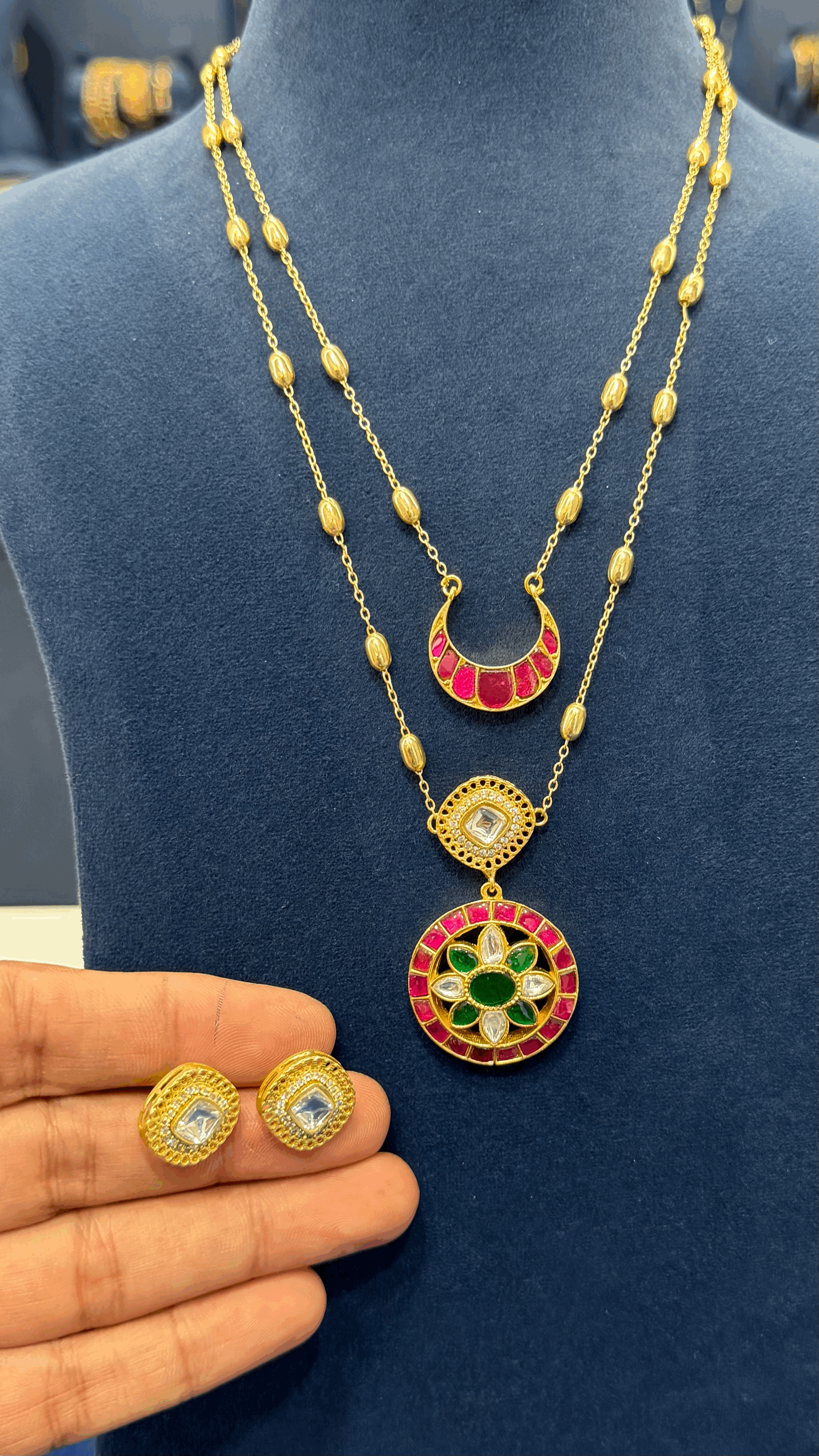 Premium Jadau Neckset