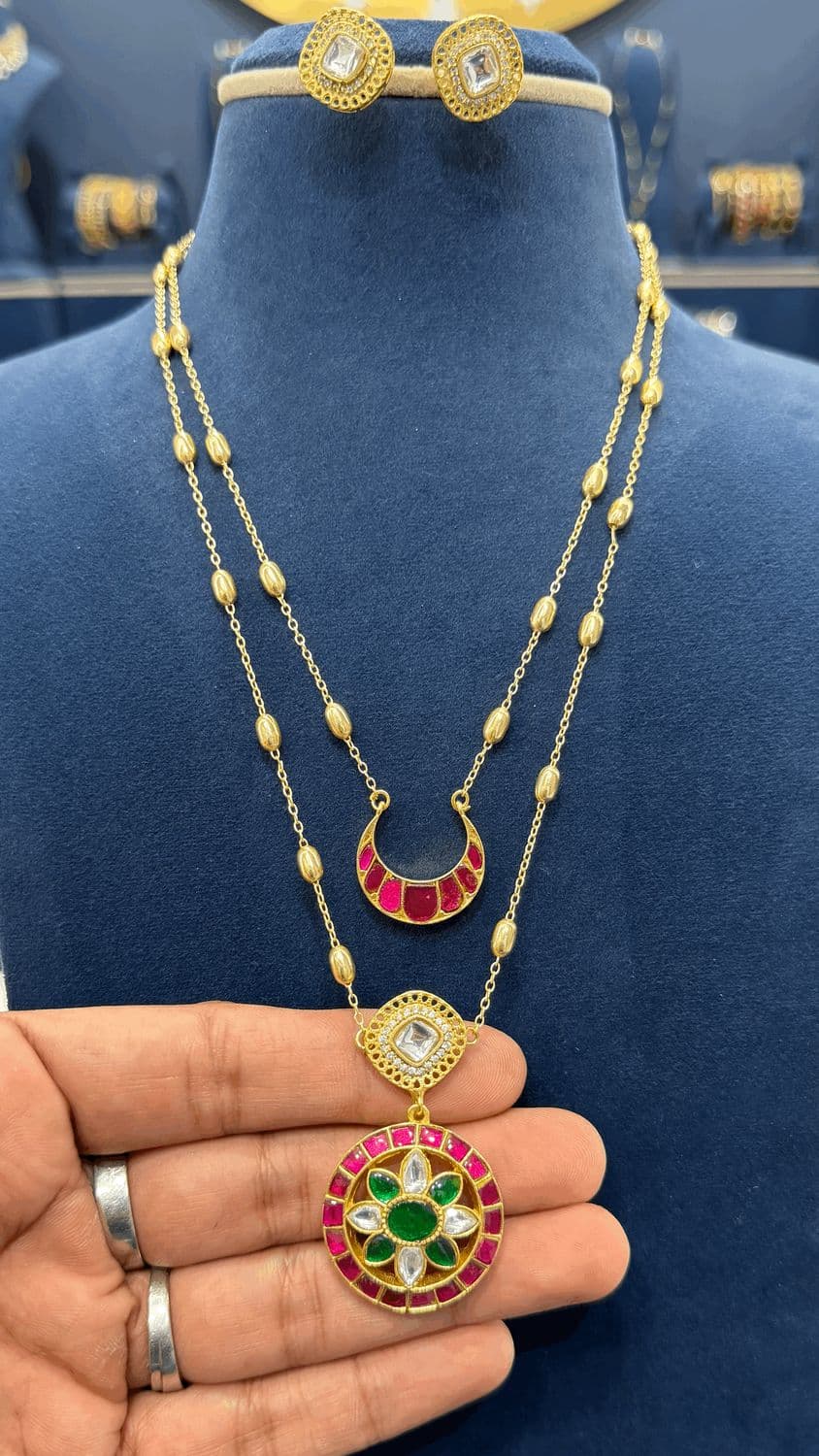 Premium Jadau Neckset