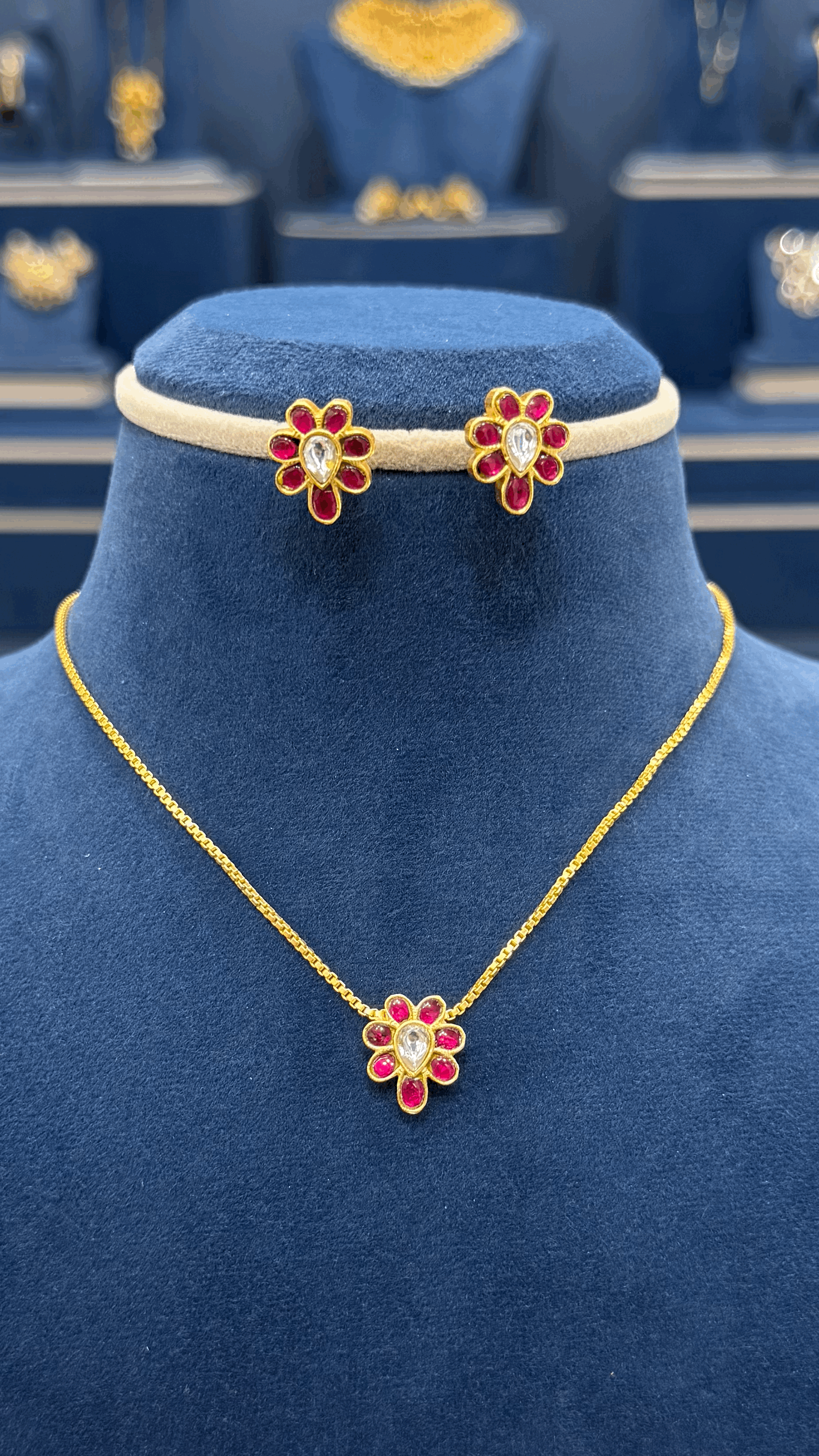 Simple Jadau Neckset