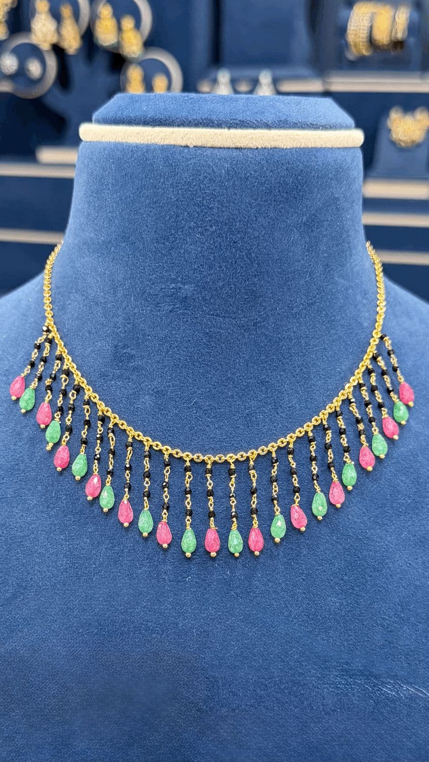 Blackbeads with CZ Drops