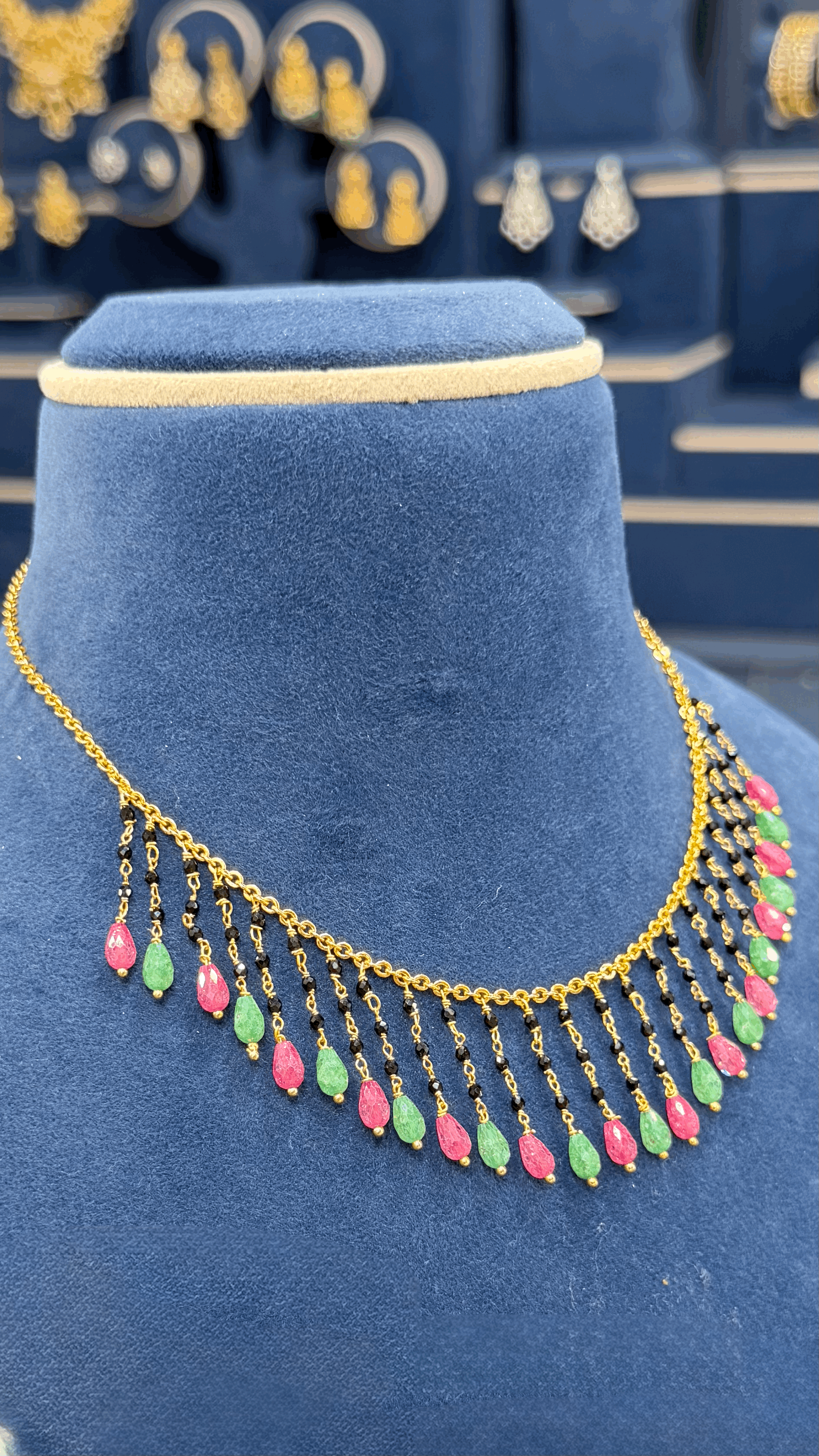 Blackbeads with CZ Drops