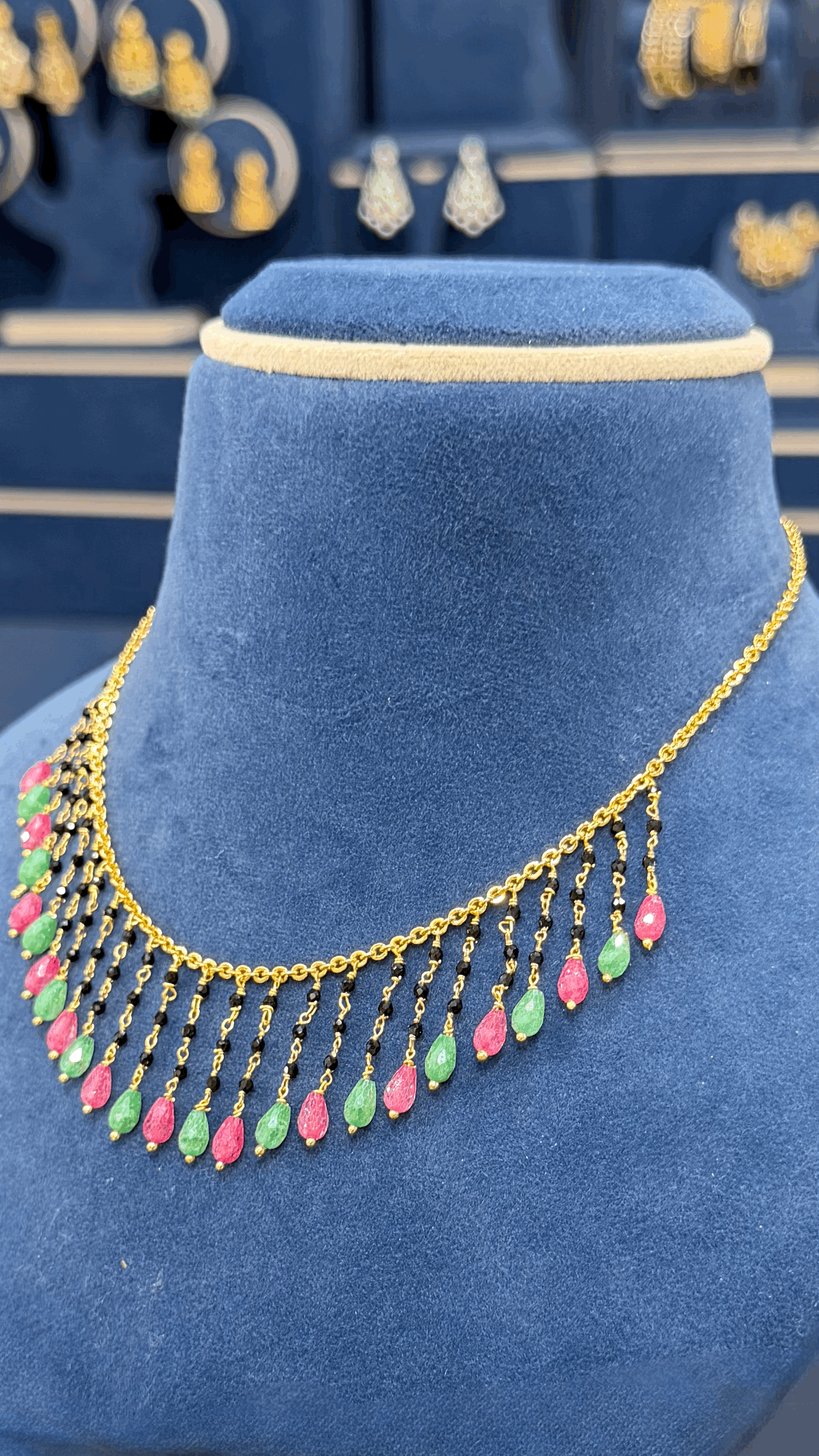 Blackbeads with CZ Drops