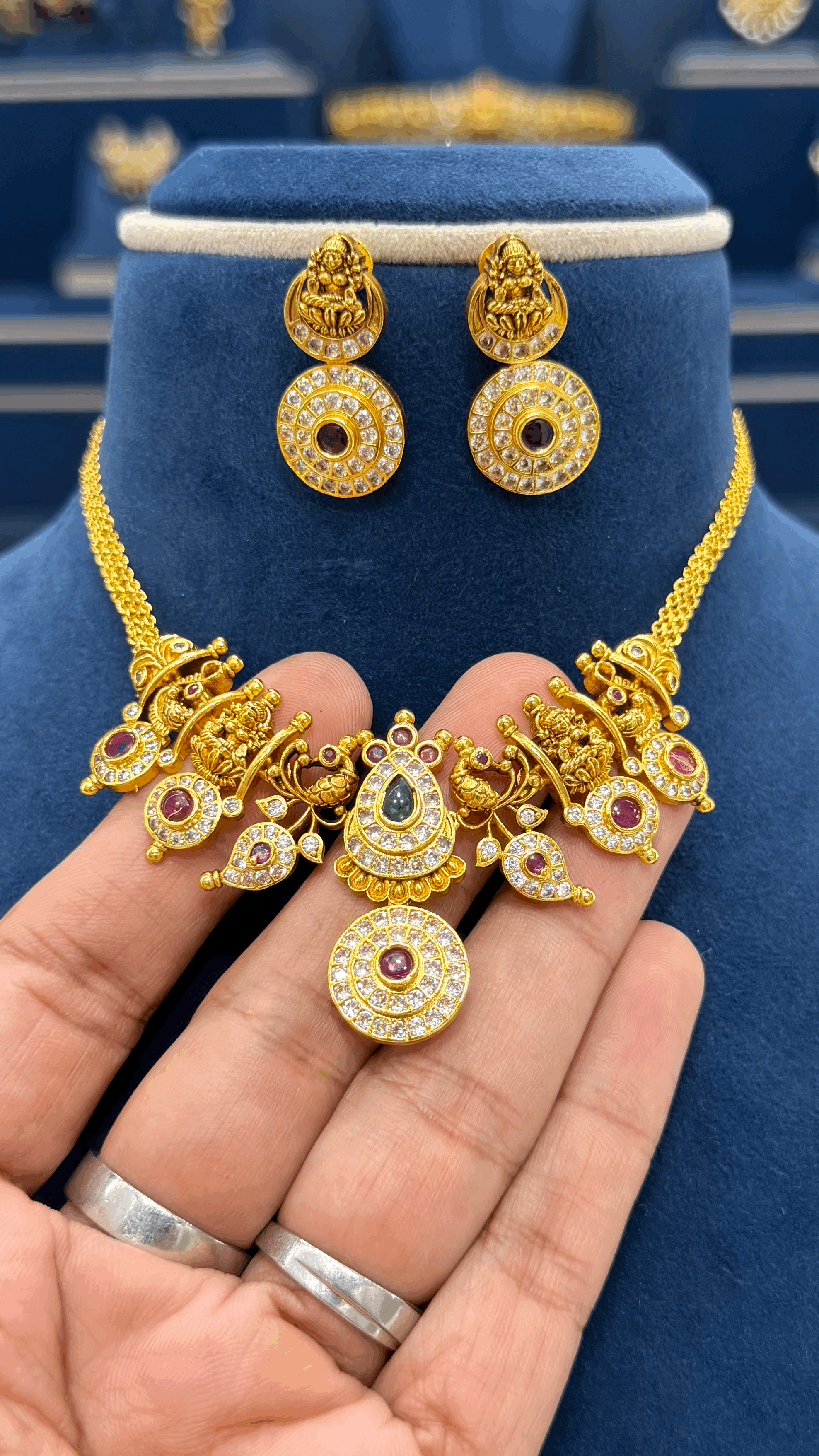 Simple Lakshmi Devi Necklace