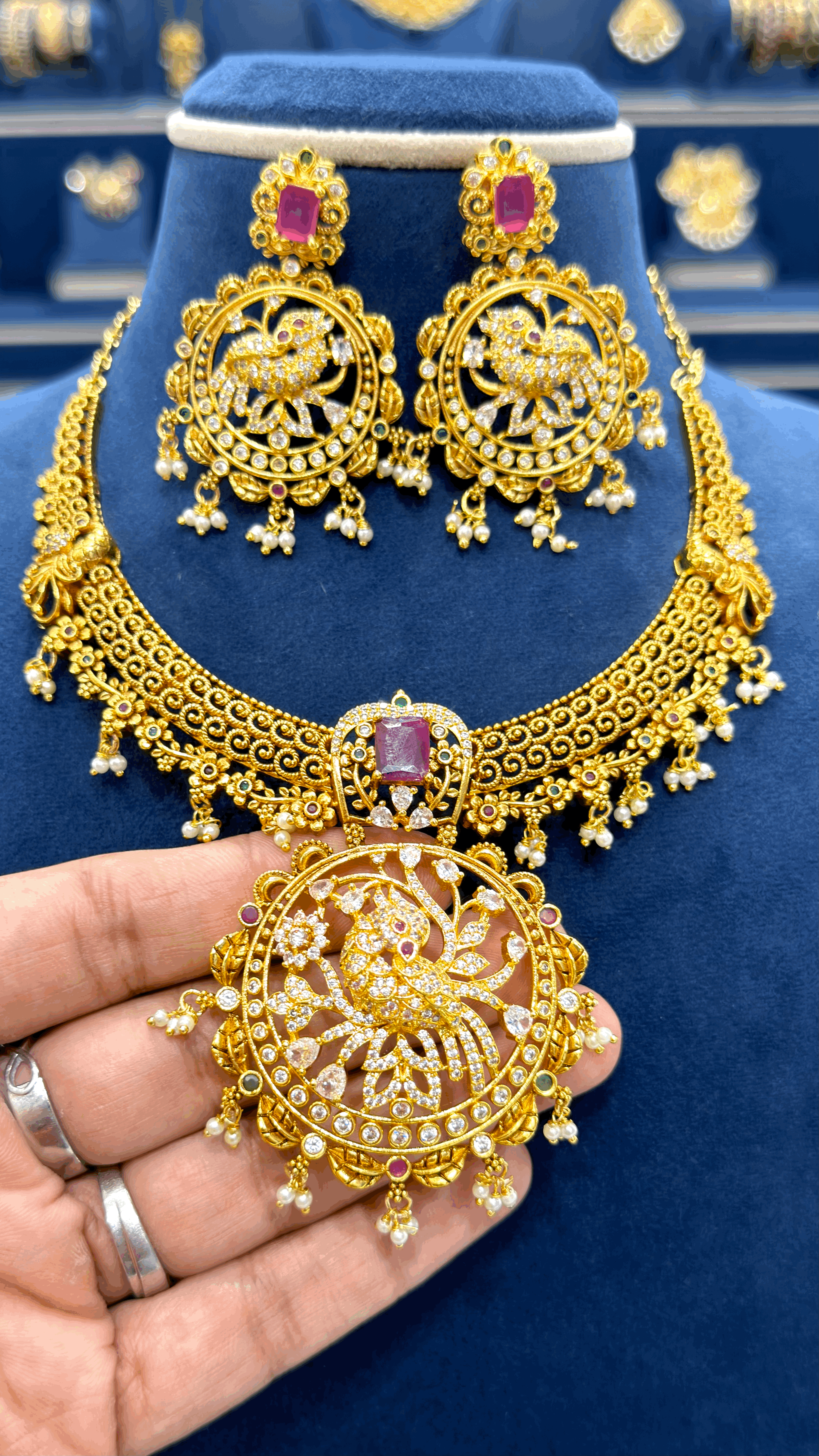 Simple Nakshi Necklace