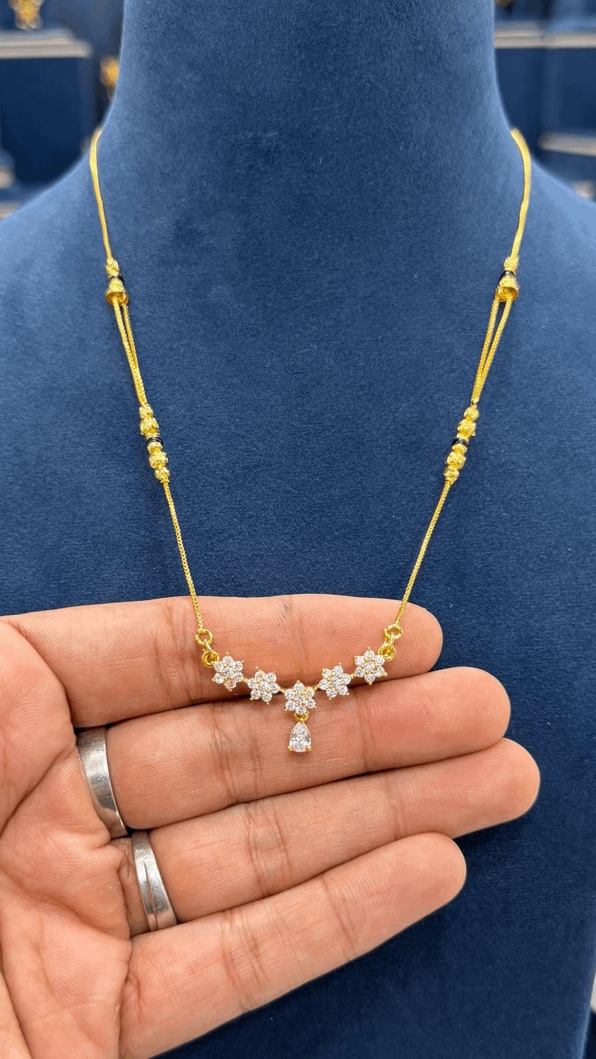 SImple Chain with CZ Locket