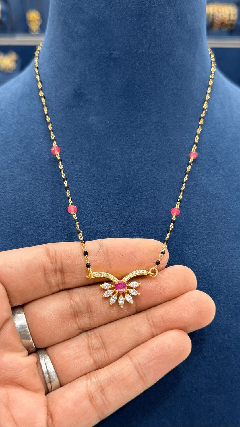 Blackbeads with CZ Locket