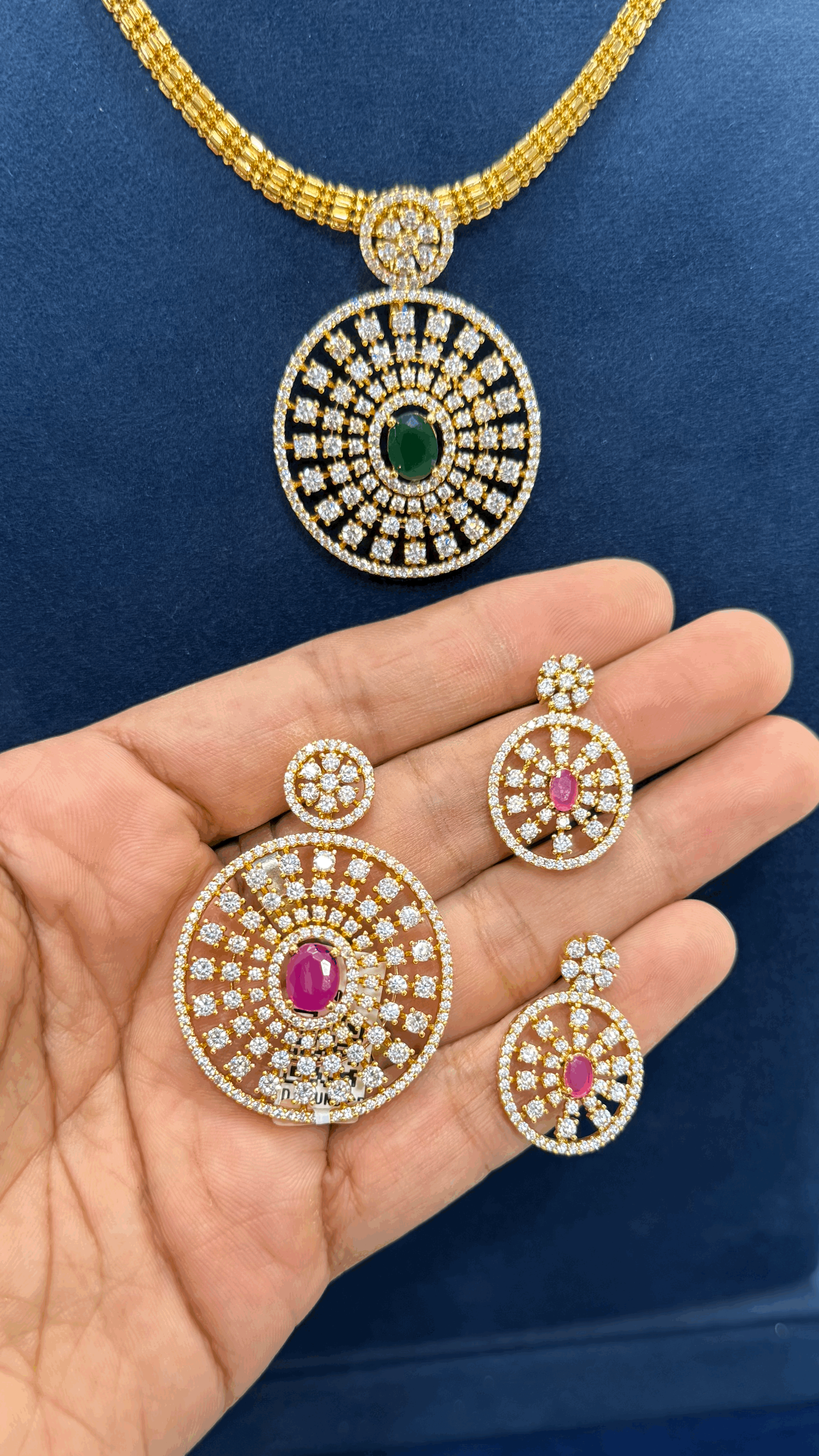 Jigini Chain with CZ Locket