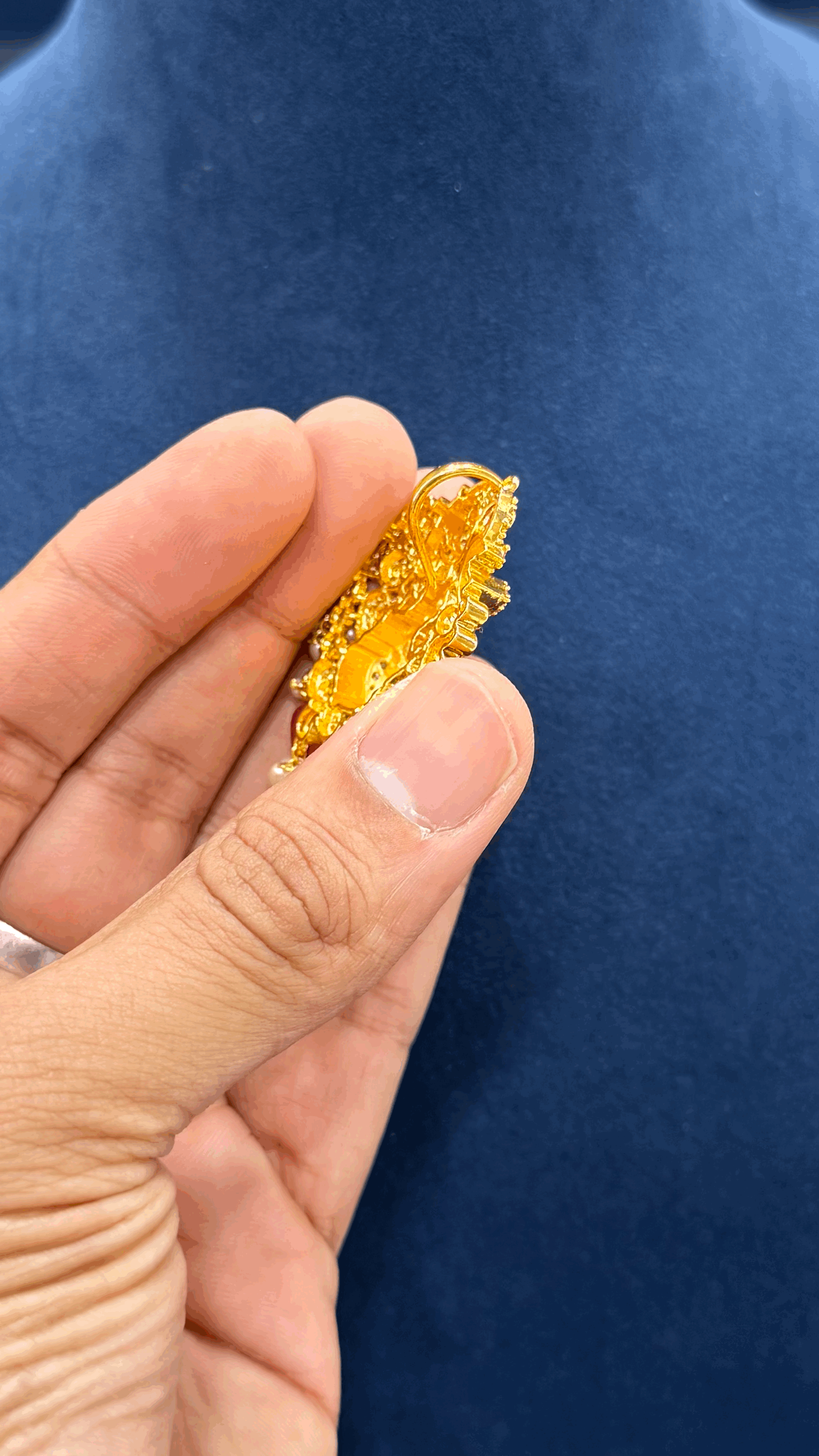 CZ Lakshmi Devi Locket