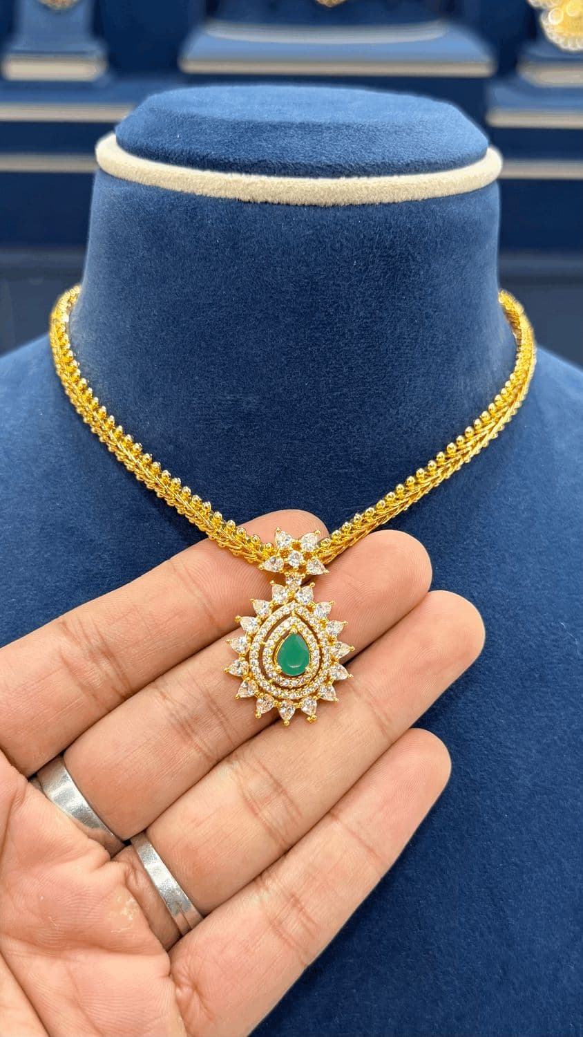 Jigini Chain with Simple Locket