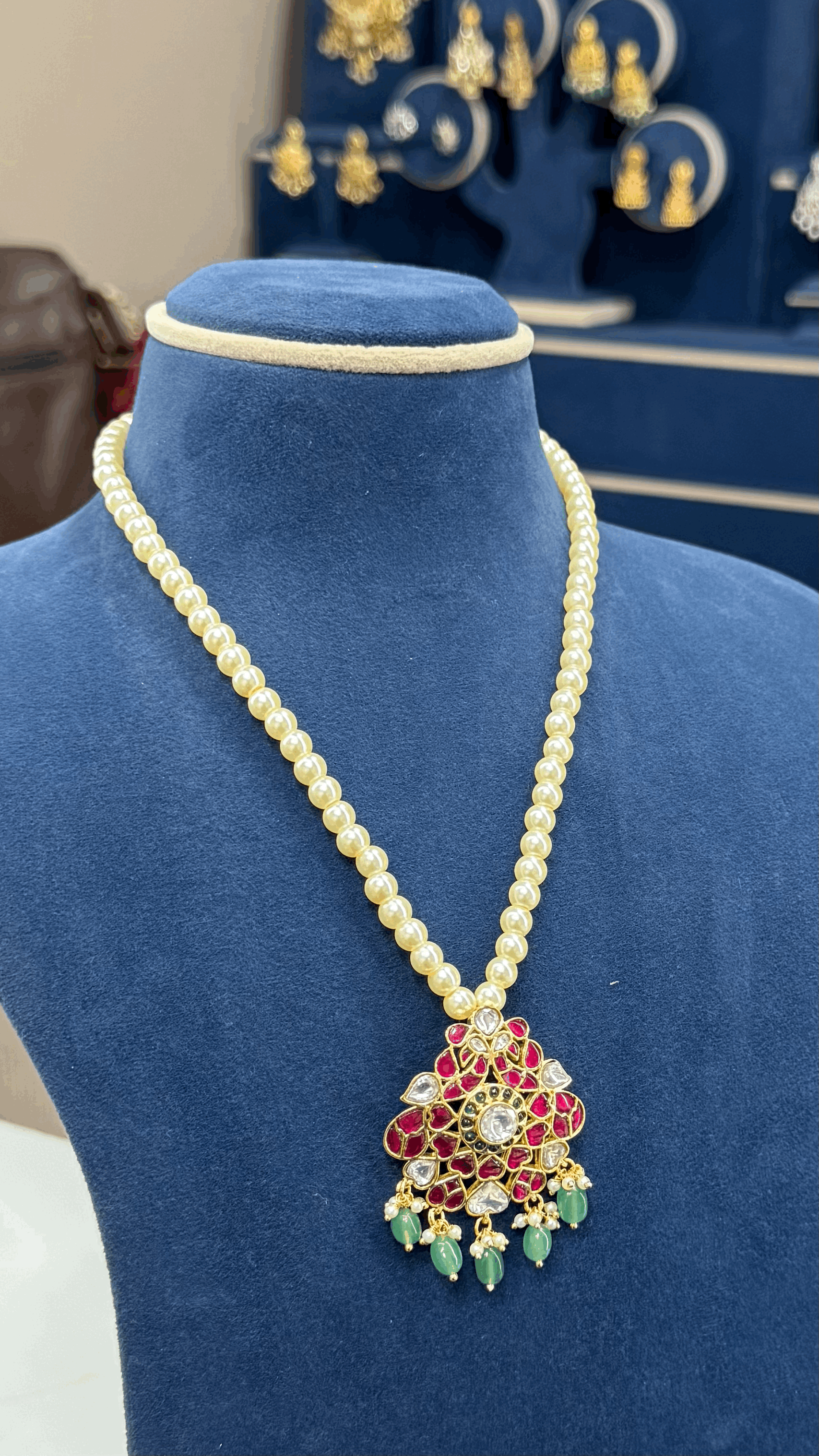 Jadau Beads Chain