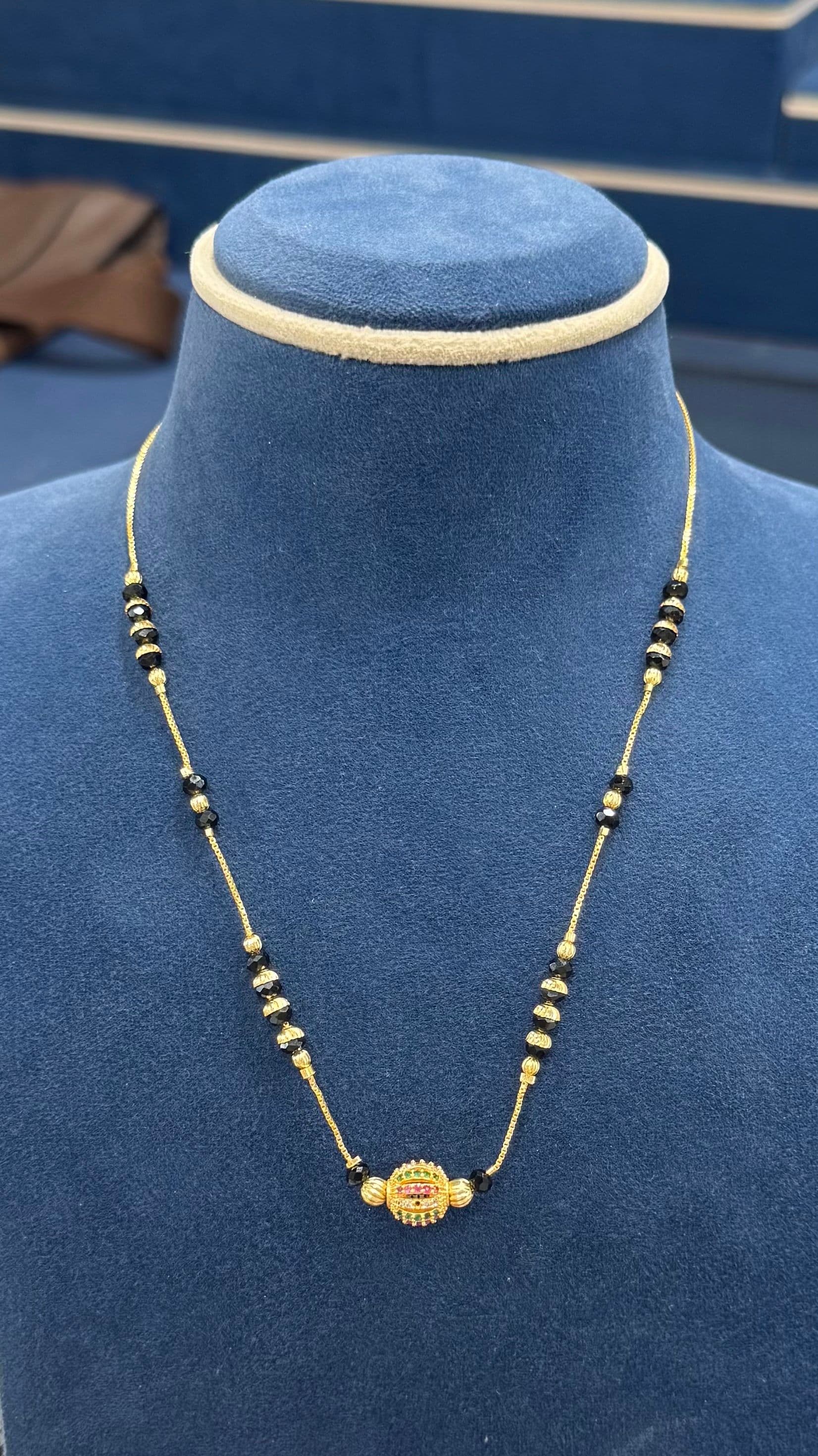 Simple Blackbeads with CZ Ball