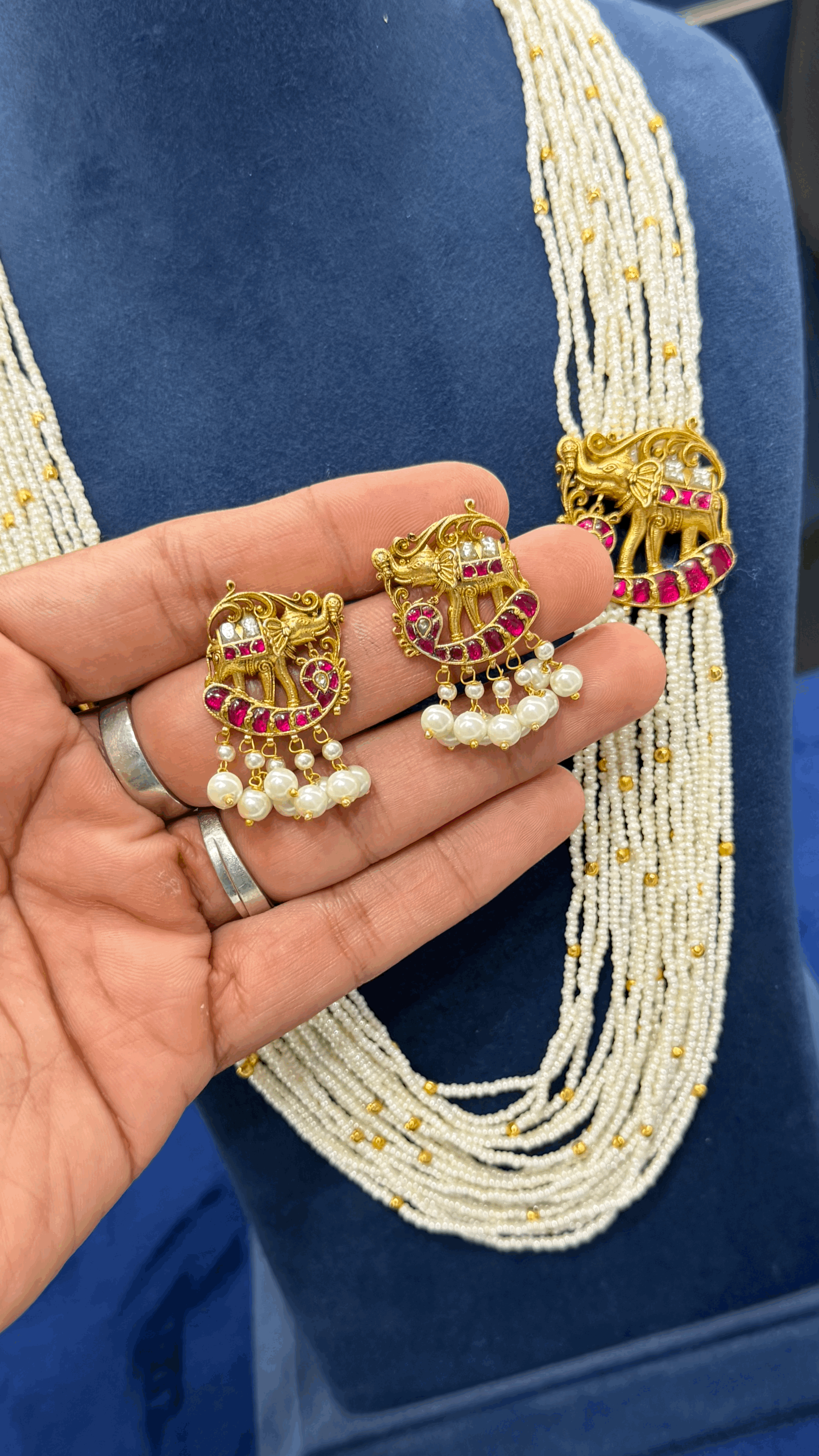 Premium Jadau Beads Set