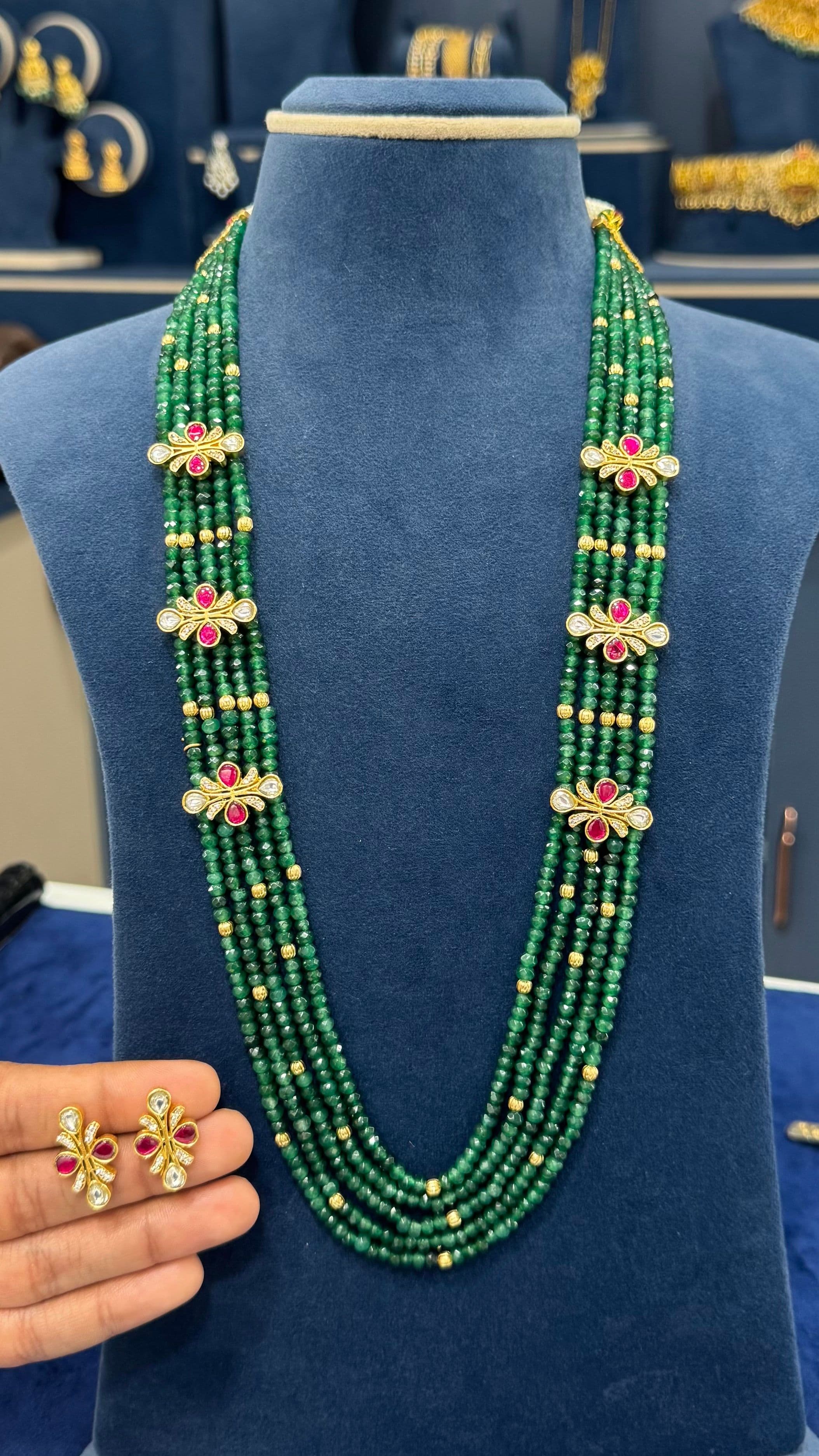 Premium Jadau Beads Set