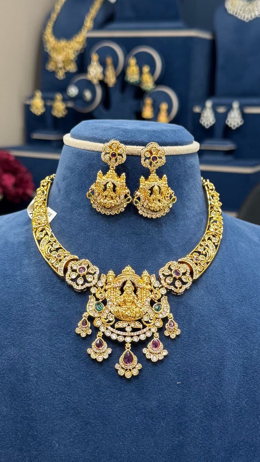 Simple Lakshmi Devi Necklace