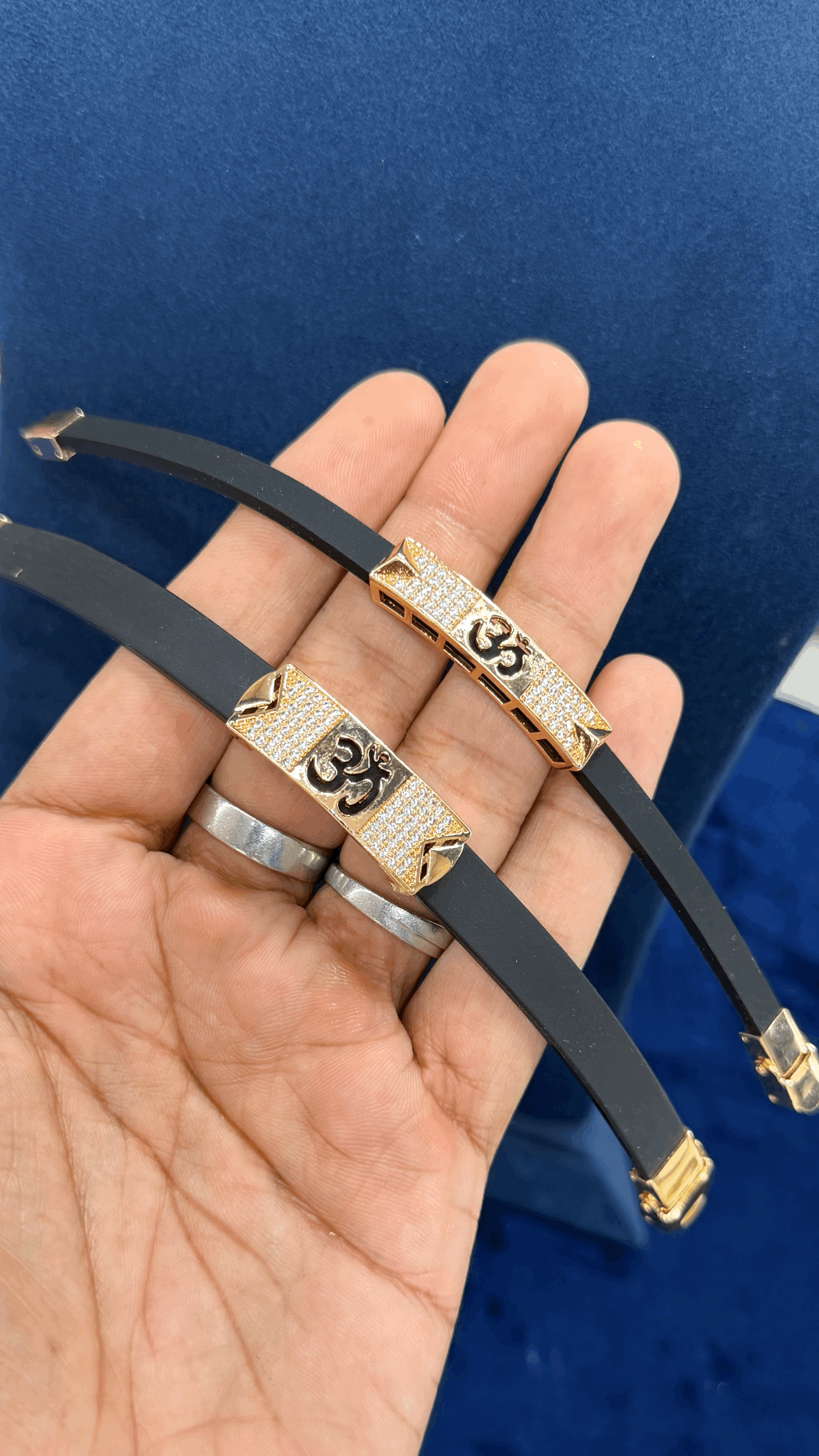 Couple "Om" Bracelets (Pair)