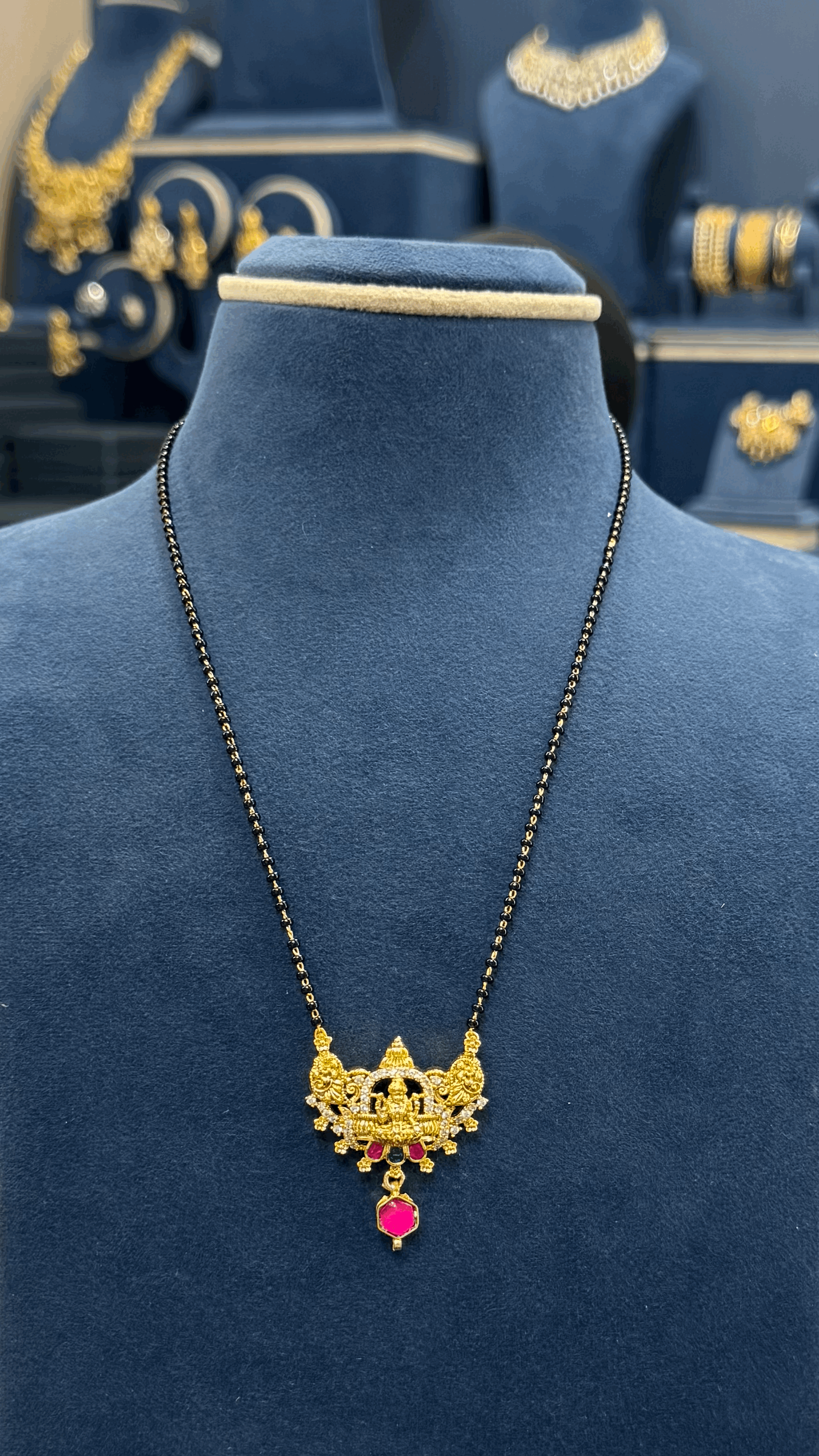 Simple Lakshmi Devi Blackbeads