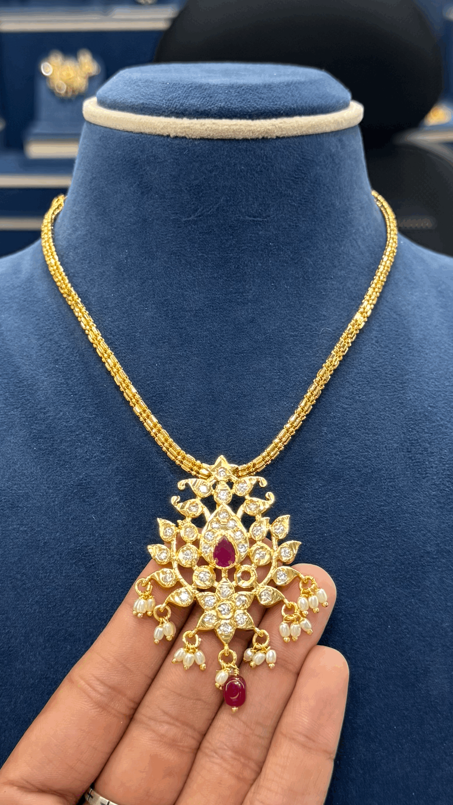 Simple Jigini Chain with Detachable Locket